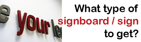 Sign board Papan tanda